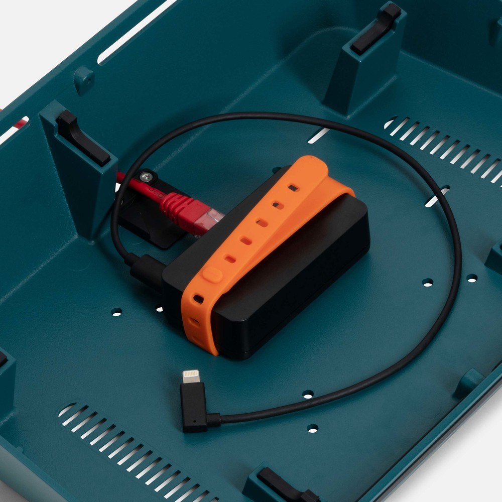 Bouncepad Link black white teal ipad mount