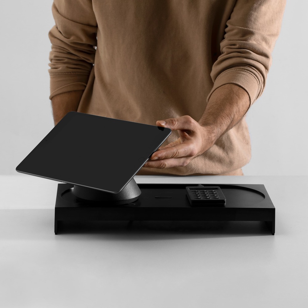 Dock and organiser for POS | Bouncepad Caddy