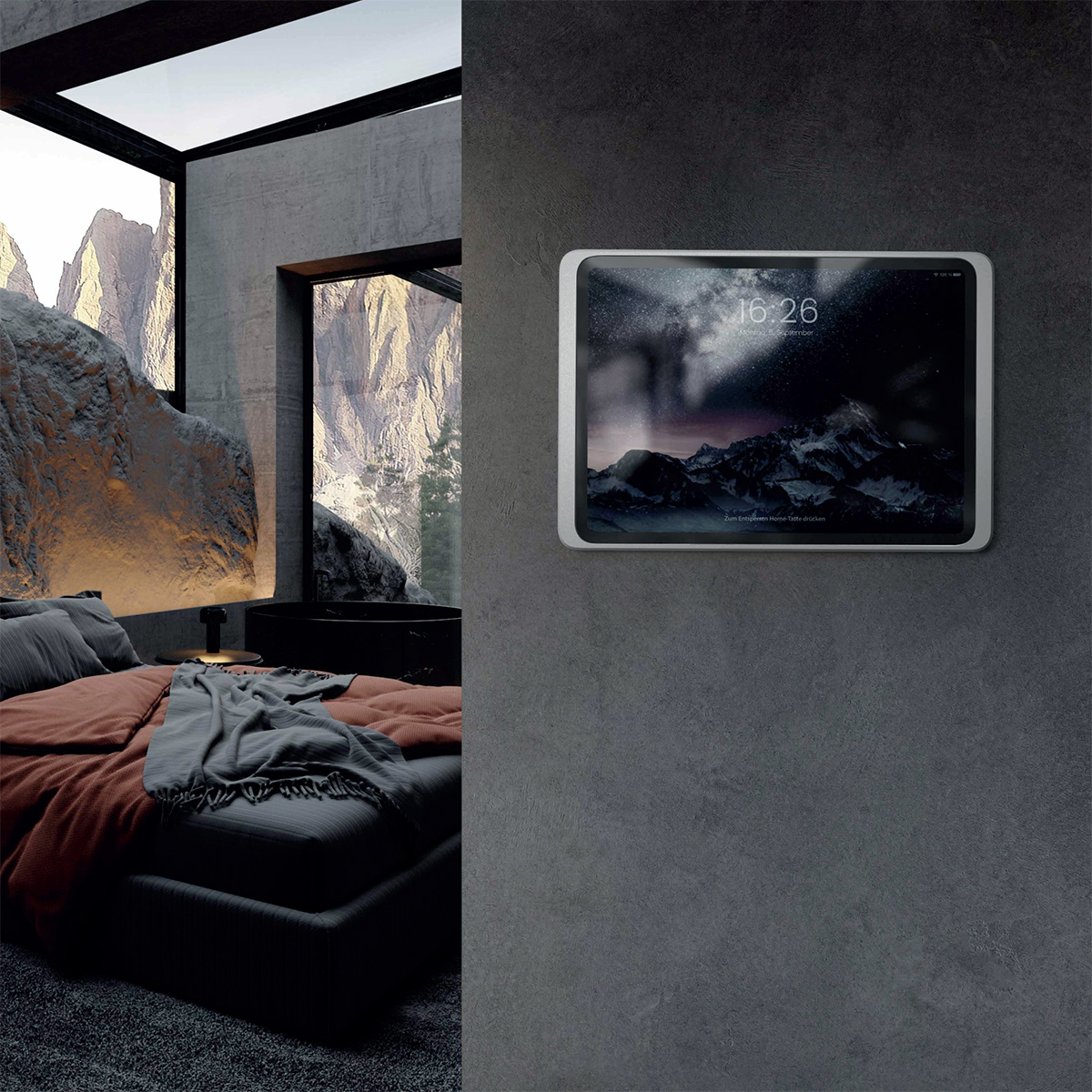 Support mural pour iPad Air 13 pouces (2024) | Displine Dame Wall 2.0