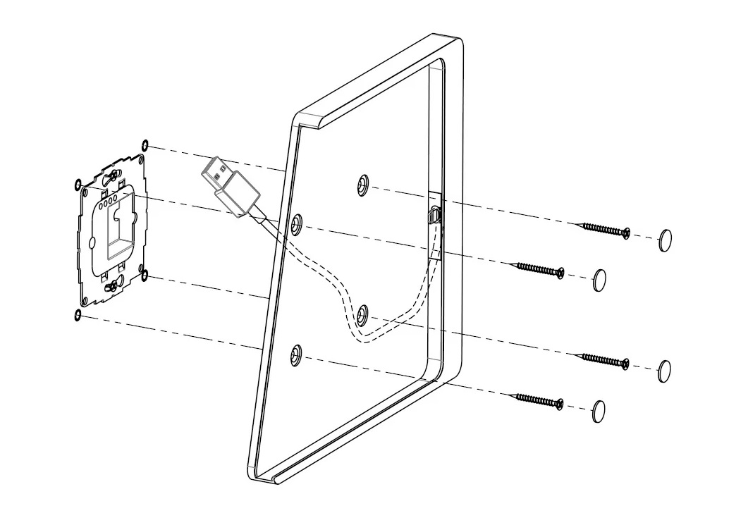 Support Mural iPad 7/8/9 10.2 pouces | Companion Wall Home