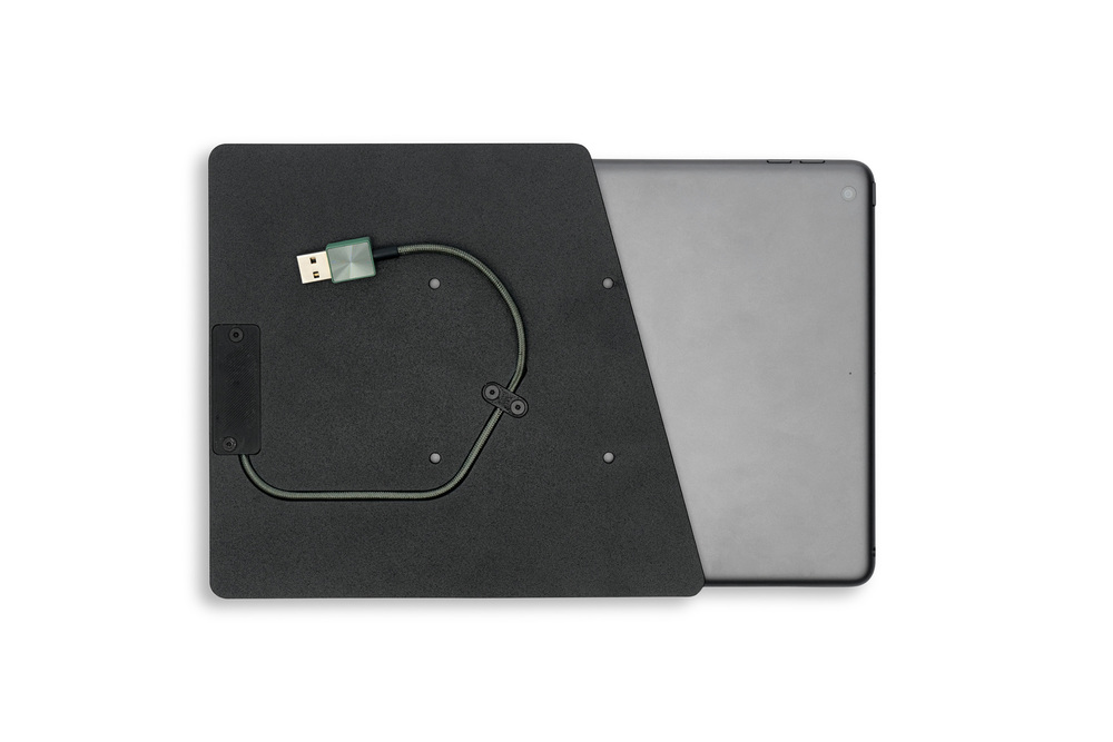 Displine Dame Wall Home for iPad Air 4 10.9/Pro 11 of iPad 10.2" Black Anode