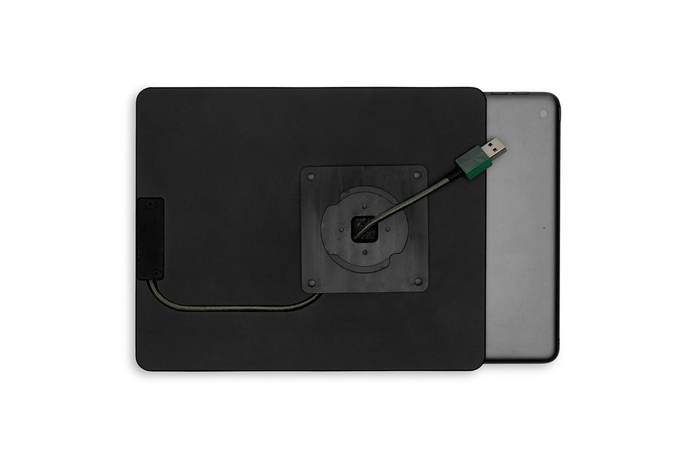 Displine Dame Wall Home for iPad Air 4 10.9/Pro 11 of iPad 10.2" Black Anode