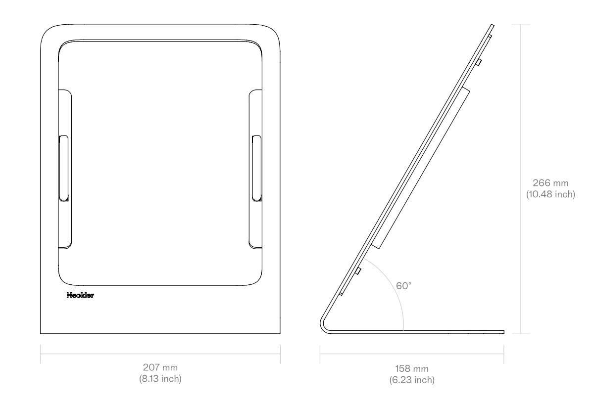 H759X heckler design portrait stand ipad 10th generation 10.9-inch