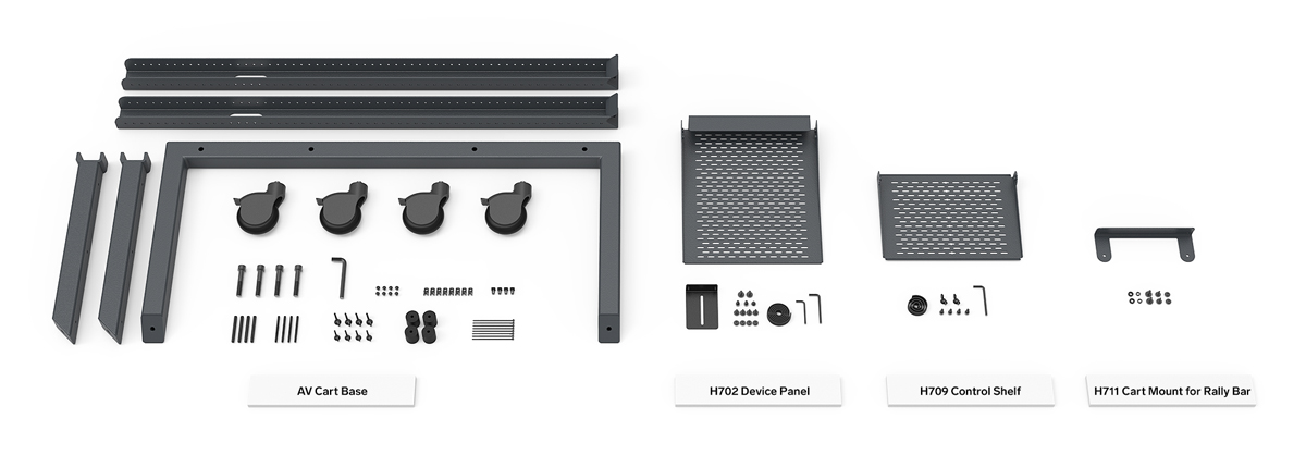 Heckler AV Cart for Logitech Rally Bar