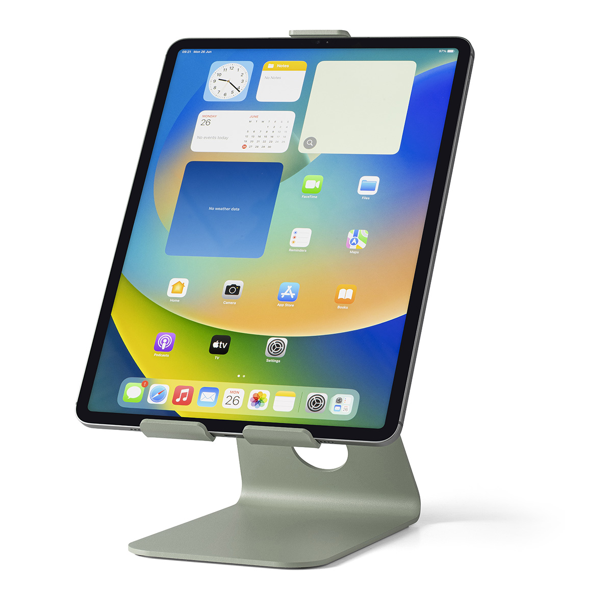 Tabdoq universele tablet desktop standaard - groen