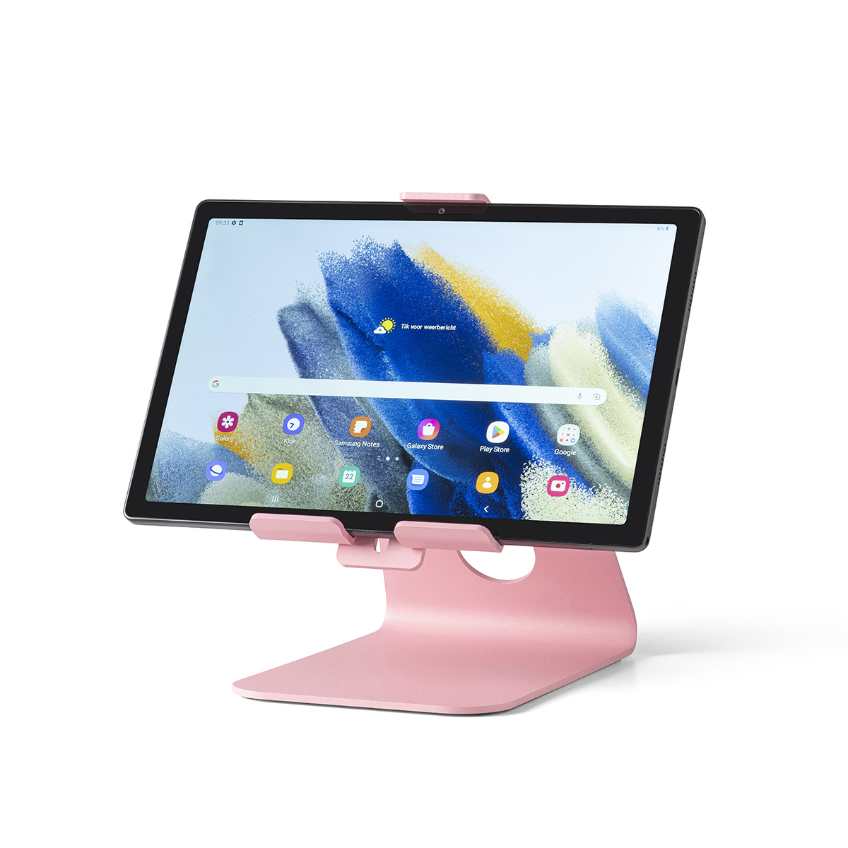 Tabdoq universele tablet desktop standaard -roze